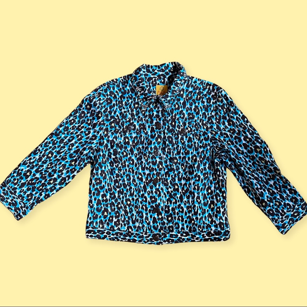 Ruby Rd. Leopard Print Shacket 12p - image 1